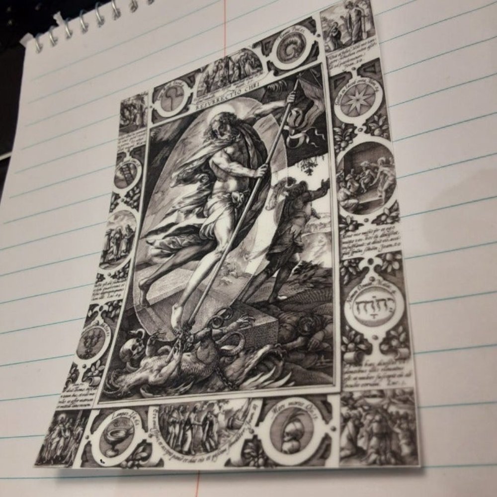 Marble Statue Sticker